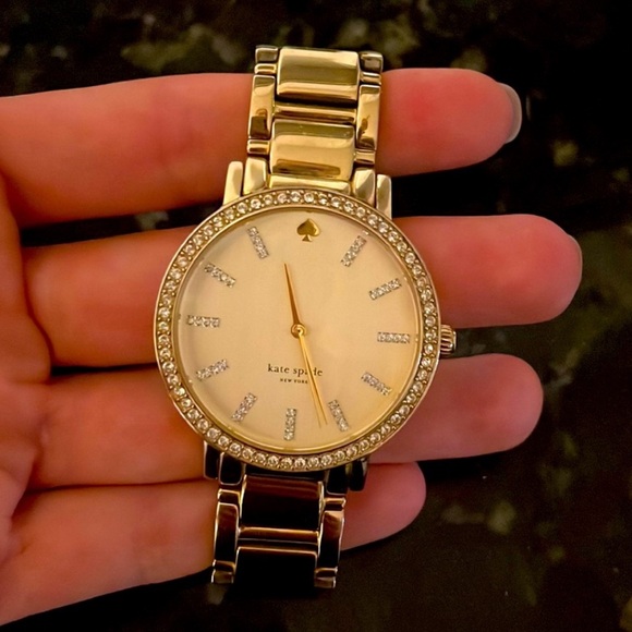 Kate Spade Gramercy Grand Gold Dial Gold-plated Ladies Watch - Picture 2 of 6